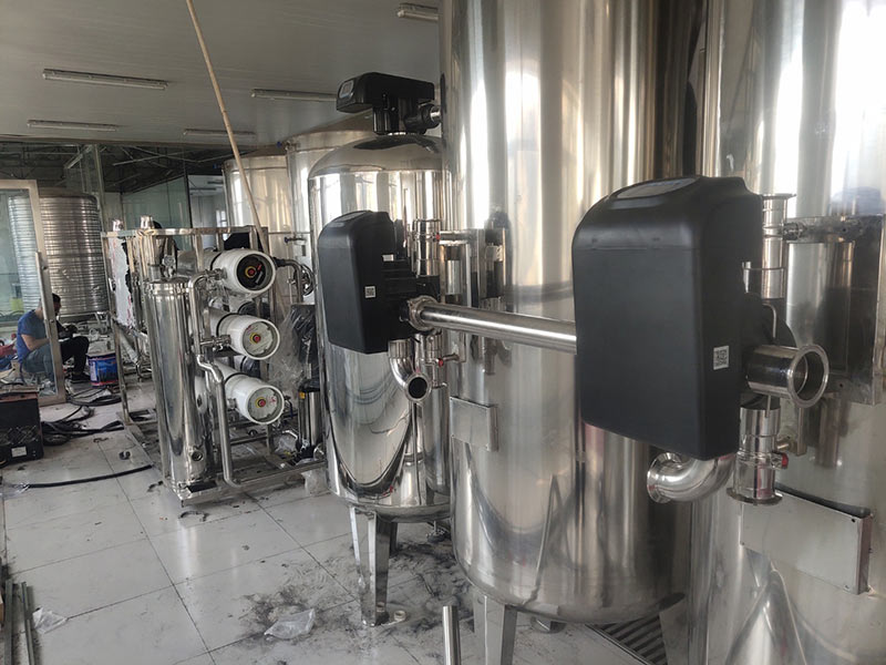 和林水神廟納濾設備加工現場